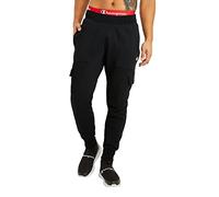 Champion Pantalon de Jogging Cargo en Polaire inversée pour Homme, Lourd, 76,2 cm, Logo C Noir, 36-41