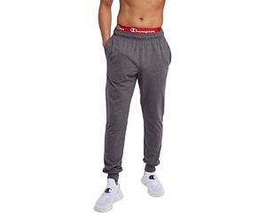 Champion Pantalon de Jogging en Jersey pour Homme, Logo C en Granit chiné, S