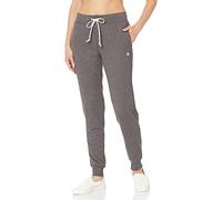 Champion Pantalon de Jogging en Tissu éponge pour Femme, Pantalon de survêtement avec Cordon de Serrage, Jogging Doux pour Femme, Logo C, Entrejambe 73,6 cm, Granite chiné, Taille XS