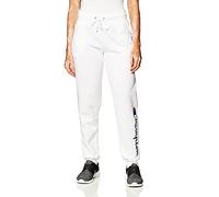 Champion Pantalon de Jogging Powerblend Graphic survêtement, Blanc-Y07459, M Femme