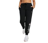 Champion Jogging Powerblend, Polaire, Chaud et Confortable pour Femme, 73,7 cm (Grande Taille Disponible) Pantalon de survêtement, Script Noir, XXL
