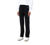 Champion Pantalon de sport avec fond droit, intérieur molletonné Icons pour femme, 118093, Noir , XXL