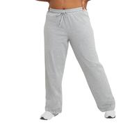 Champion Pantalon en Coton pour Femme, Pantalon de survêtement en Tricot avec Cordon de Serrage, Patch C, Entrejambe de 80 cm, Oxford Grey, Taille M