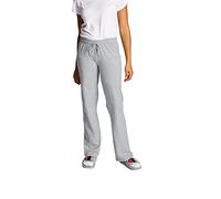 Champion Pantalon en Coton pour Femme, Pantalon de survêtement en Tricot avec Cordon de Serrage, Patch C, Entrejambe de 80 cm, Oxford Grey, XX-Large