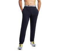 Champion Pantalon en Polaire Powerblend à Bas Ouvert, Logo C Bleu Marine, Taille S Homme