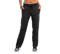 Champion Pantalon Ouvert en Polaire survêtement, Noir, Small Petite Femmes
