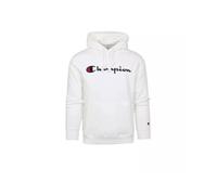 Champion Pour des hommes Logo de script brodé Sweat à capuche épais, blanc XS