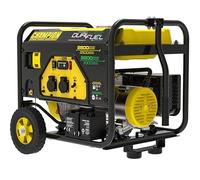Champion Power Equipment Groupe électrogène essence + gaz (2800 W, générateur portable à double carburant, générateur avec poignée intégrée + jeu de roues, 68 dB(A)) CPG3500E2-DF-EU