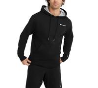 Champion, Powerblend, Fleece Hoodie, Comfortable Men's Sweatshirt, Logo (Reg. Or Big & Tall) Capuche, Petit Script Noir, S Homme