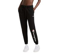Champion Powerblend Jogger, Logo Script Pantalons, Inscription Noire, S Femme