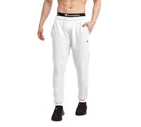 Champion Powerblend Pantalon de survêtement en Polaire Confortable pour Homme (Reg. Or Big & Tall), Logo C Blanc, L