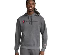 Champion sweat polaire à capuche – coupe standard, mi-épais, logo – Bruyère Granite M homme