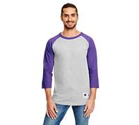 Champion Raglan Baseball T-Shirt M Purple