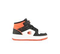 Champion RD18 2.0 Mid B GS Mid Top Sneakers Garçon Chaussures Noir Blanc Rouge Kk003 39 EU