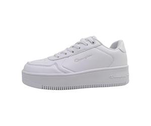 Champion RD18 Platform Low Low Top Baskets Femme Chaussures Blanc Ww001 37.5 EU