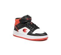 Champion Rebound 2.0 Mid B GS Sneakers, Noir Blanc Rouge Kk003, 40 EU