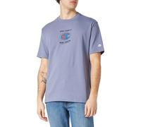 Champion Rochester 1919 Eco Future Circular Recycled Cotton Graphic S/L T-Shirt, Gris Taupe, Large Hommes