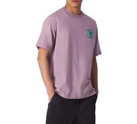Champion Rochester 1919 Eco Future Circular Recycled Cotton Graphic S/L T-Shirt, Lilas Pastel, Medium Hommes
