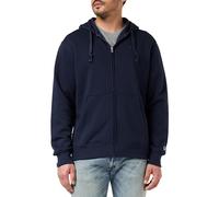 Champion Rochester 1919 Logo Heavy Powerblend Fleece Full Zip Sweatshirt à Capuche, Blu Notte, S Homme