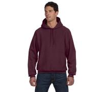 Champion S1051 Sweat à capuche avec tissage inversé S Noir - Rouge - M
