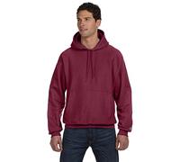 Champion S1051 Sweat à capuche avec tissage inversé S Noir - Rouge - M
