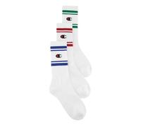 Champion Seasonal Socks 3PP C-Logo Crew, Blanc (WW009), 35-38 EU (2-5 UK) Unisexe - Adulte -FW23, Blanc (WW009), 35-38