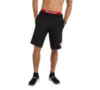 Champion, Short de week-end léger en jersey décontracté pour homme (standard ou grand et grand), Noir - Logo C Patch, 4X-Large grand
