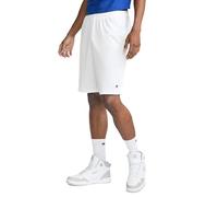 Champion Short Long en Maille avec Poches pour Homme, Blanc, XL