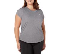 Champion Size Women's Plus Classic Sport Tee, Tinted Carbon Grey Heather-586LUA, 3X