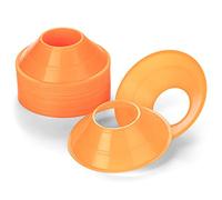 Champion Sports Mini Neon Field Cônes Orange Fluo, 12,7 cm de diamètre