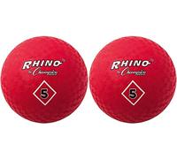Champion Sports Nylon Wound 2-Ply Red Playground Ball, 5-inch (2-Pack)