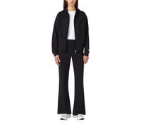 Champion - Survêtement Femme Zippé à Capuche avec Pantalon Évasé, Noir
