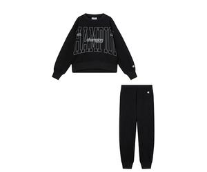 Champion Survêtement Legacy pour fille, Noir, M