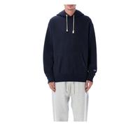 Champion - Sweat à capuche confortable avec logo brodé - Homme - Sweatshirts et sweats à capuche - Bleu - Taille: S