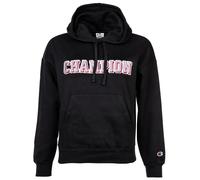 Champion Sweatshirt pour Dames - à Capuche, Poche Kangourou, Logo, Uni NOIR S