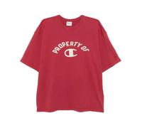 Champion - T-shirt à col rond - Homme - Tops - Rouge - Taille: M
