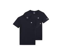 Champion T-Shirt (Pack de 2) Enfants et Adolescents, Bleu Marine, 11-12 Ans