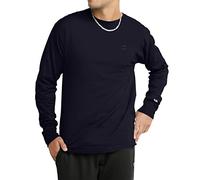 Champion T- Shirt Classique à Manches Longues en Jersey, Noir, XS Homme