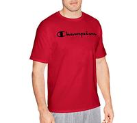 Champion T- Shirt Classique Big & Tall-C Script, Vert foncé, S Homme