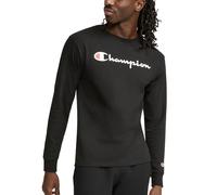 Champion T- Shirt Graphic Classic Jersey Ls, Script Noir, M Homme