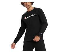 Champion T- Shirt Graphic Classic Jersey Ls, Script Noir, XXL Homme
