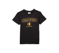 Champion T-Shirt gris / orange / noir, Taille 152