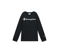Champion T-Shirt manches longues enfant avec logo Script 307325, noir/blanc, 15-16 ans