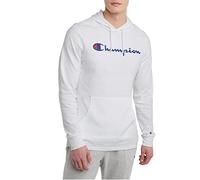 Champion Veste à Capuche de Poids Moyen pour Homme, Blanc, S