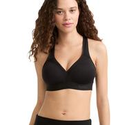 Champion Women's Med Support Curvy with Sewn In Cup, Black, Large