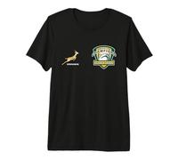 Championnats du Monde Springbok Bokke Afrique du Sud Rugby T-Shirt Haut de Gamme