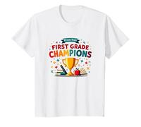 Champions de l'équipe de rêve de première année T-Shirt, Enfant, Blanc, 8 Ans