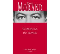 Champions du monde Cahiers rouges - Paul Morand - Grasset - broché - Livre