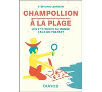 Champollion à la plage Les écritures du monde dans un transat - Stephanie Lebreton - Dunod - broché - Essai