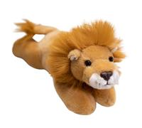 champracer Doudou lion réaliste, 25 cm, en peluche, pour enfants et bébés, jouet moelleux, cadeau pour enfants et bébés, 22 cm, lion